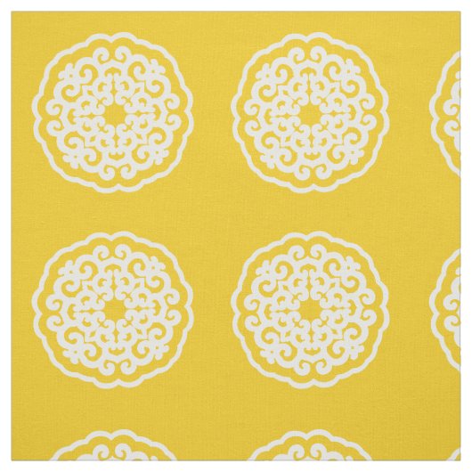Jonquil Asian Moods Mandalla ~ kleines Muster Stoff (Muster)
