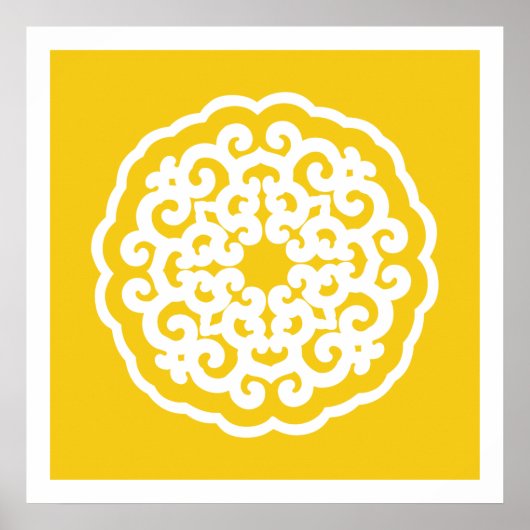 Jonquil Asian Moods Mandalla Poster (Vorne)