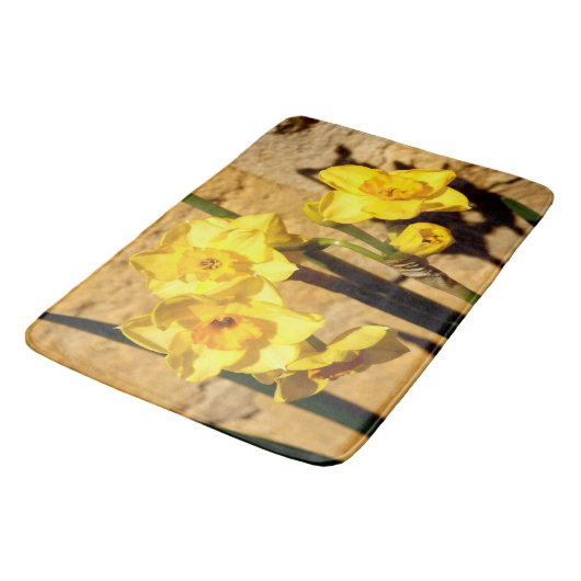 Jonquil Blume Bath Mat Badematte (Schrägansicht)