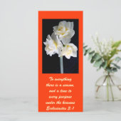 Jonquil Blume - Ecclesiastes 3:1 (Stehend Vorderseite)