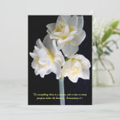 Jonquil Blume - Ecclesiastes 3:1 (Stehend Vorderseite)