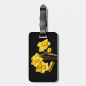 Jonquil Blume Gepäcktag Gepäckanhänger (Rückseite vertikal)