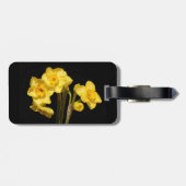 Jonquil Blume Gepäcktag Gepäckanhänger (Rückseite horizontal)