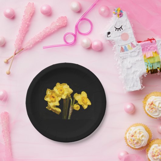 Jonquil Blume Paper Plate Pappteller (Party)