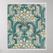 Jonquil Blume pattern, Art Nouveau Poster (Vorne)