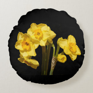 Jonquil Blume Round Cushion Rundes Kissen