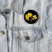 Jonquil Blumen-Abzeichen Button (Beispiel)
