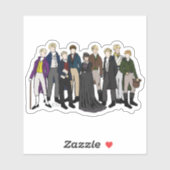 Jonquil Brothers Custom-Cut Vinyl Sticker (Blatt)