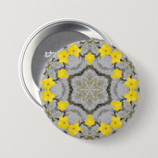 Jonquil-Harmonie-Rad Button (Vorne & Hinten)