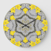 Jonquil-Harmonierad  Große Wanduhr (Vorderseite)