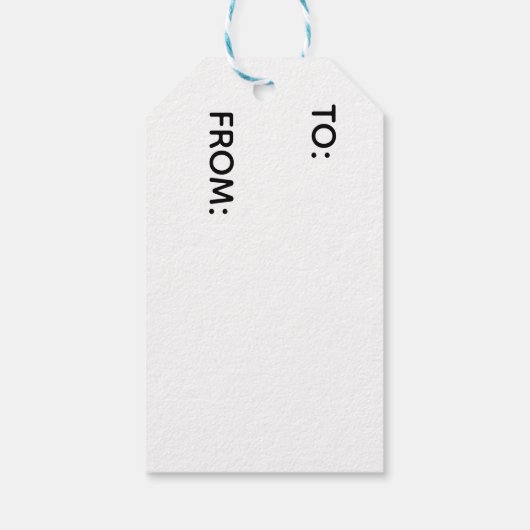 Jonquil Harmony Wheel Gift Tag Geschenkanhänger (Rückseite)