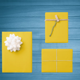 Jonquil Solid Color Geschenkpapier Set