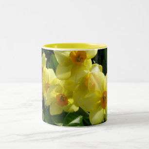 Jonquils/Narzissen/Narzisse Zweifarbige Tasse