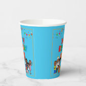 JOOLS TV ®️ Blue 8 oz Paper Cups Pappbecher (Links)