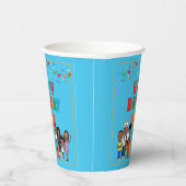 JOOLS TV ®️ Blue 8 oz Paper Cups Pappbecher (Rechts)