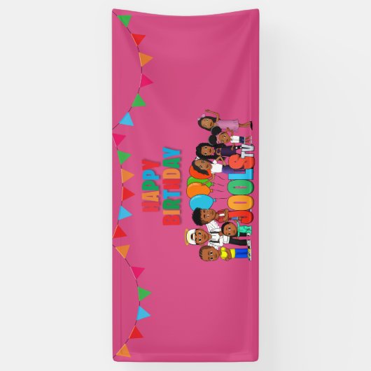 JOOLS TV ®️ Pink Horizontal Banner (Vertikal)