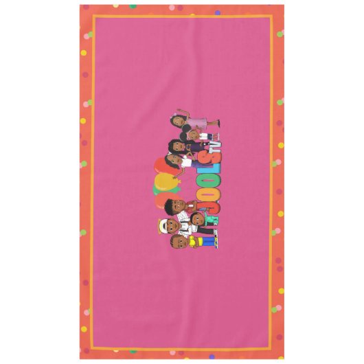 JOOLS TV ®️ Pink Tablecloth Tischdecke (Vorderseite)