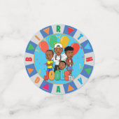 JOOLST TV ®️ Blue Table 60 pc Confetti Konfetti (Klein Vorderseite)