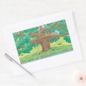 Joone-Baumhüttensticker Rechteckiger Aufkleber (Umschlag)