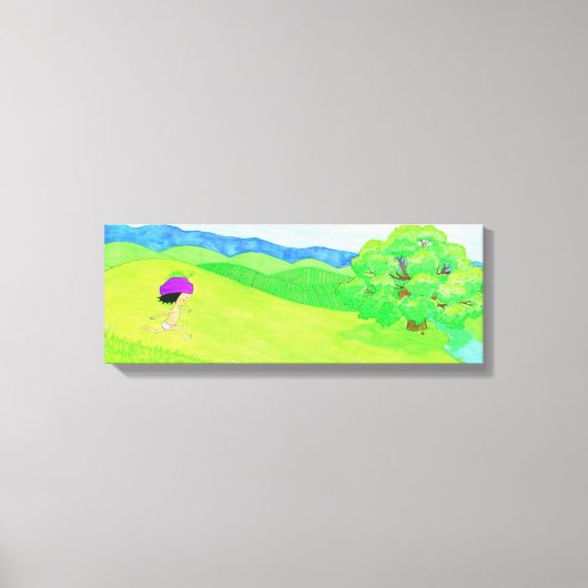 Joone laufende Leinwand (Vorderseite)