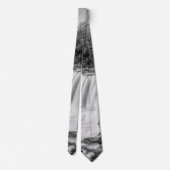 Joplin Grand Falls Übersicht Grayscale Neck Tie Krawatte (Rückseite)