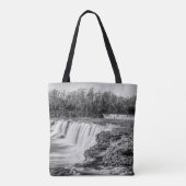 Joplin Grand Falls Übersicht Grayscale Tasche (Rückseite)