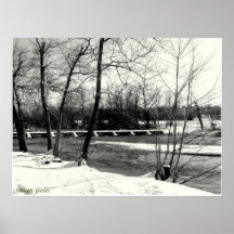 Joplin Missouri Shoal Creek Briek Poster