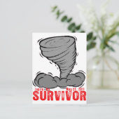 Joplin Missouri Tornado Survivor Postkarte (Stehend Vorderseite)
