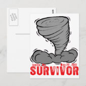 Joplin Missouri Tornado Survivor Postkarte (Vorne/Hinten)