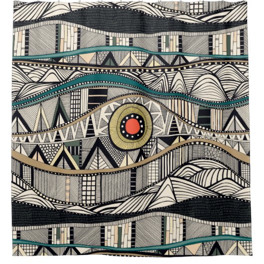 JORD SUNSET DUSCHVORHANG (Vorderseite)