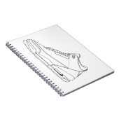 Jordan 3 Coloring Notizblock (Rechte Seite)