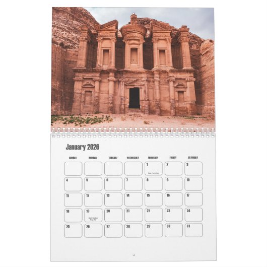 Jordan Calendar Kalender (Jan 2026)
