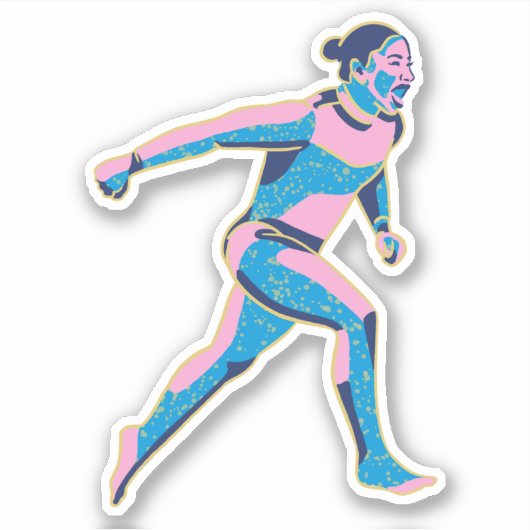 Jordan Chilen Gymnastics 2024 Paris Olympia Aufkleber (Vorderseite)