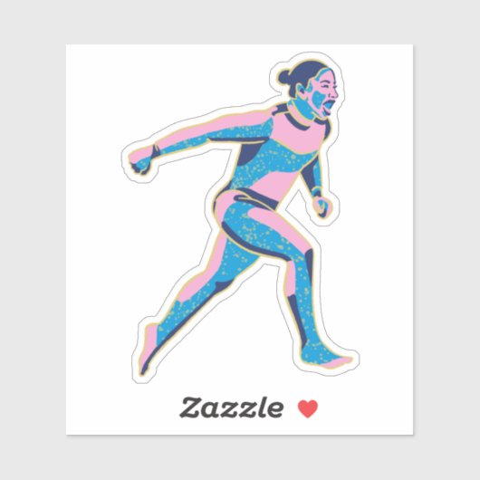 Jordan Chilen Gymnastics 2024 Paris Olympia Aufkleber (Blatt)