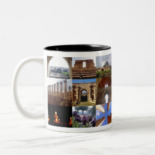 Jordan Collage Zweifarbige Tasse