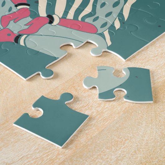 Jordan Culture Retro Illustrierte Symbole Puzzle (Seite)