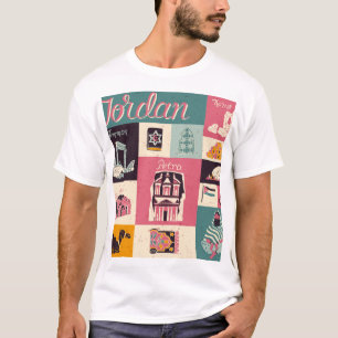 Jordan Culture Retro Illustrierte Symbole T-Shirt