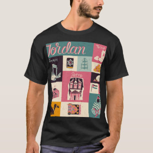 Jordan Culture Retro Illustrierte Symbole T-Shirt