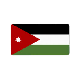 Jordan Flag Adressaufkleber