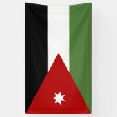 Jordan Flag Banner (Vertikal)