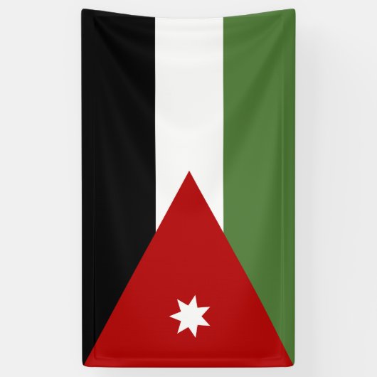 Jordan Flag Banner (Vertikal)
