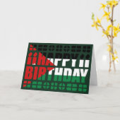 Jordan Flag Birthday Card Karte (Gelbe Blume)
