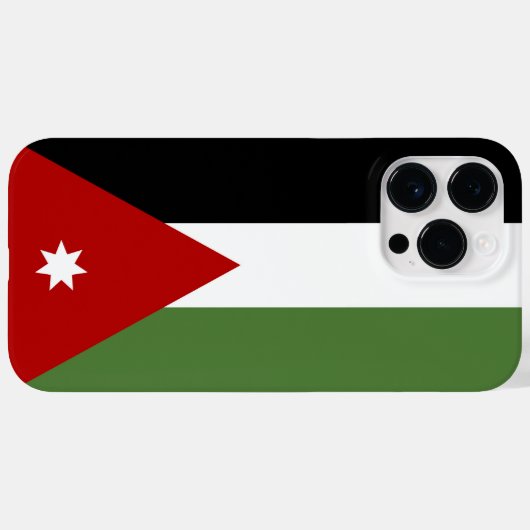 Jordan Flag Case-Mate iPhone Hülle (Rückseite (Horizontal))