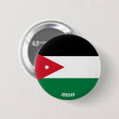 Jordan Flag Charming Patriotic Button (Vorne & Hinten)