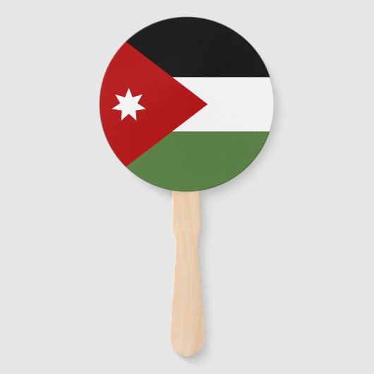 Jordan Flag Fächer (Vorderseite)