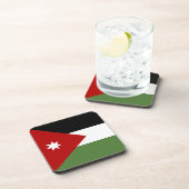 Jordan Flag Getränkeuntersetzer (Rechte Seite)