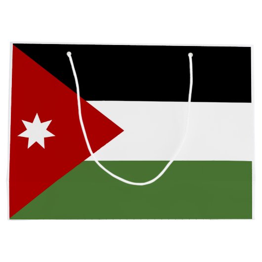 Jordan Flag Große Geschenktüte (Rückseite)