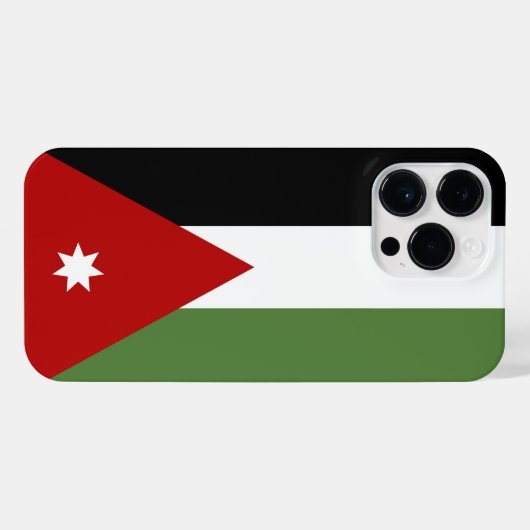 Jordan Flag iPhone Hülle (Rückseite (Horizontal))