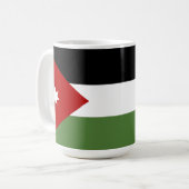 Jordan Flag Kaffeetasse (Vorderseite Links)
