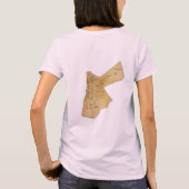 Jordan Flag + Karte + Text-T - Shirt (Rückseite)